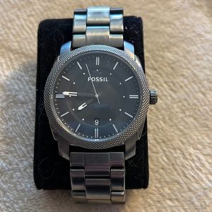 Mens Fossil Machine Smoke Stainless steel Watch